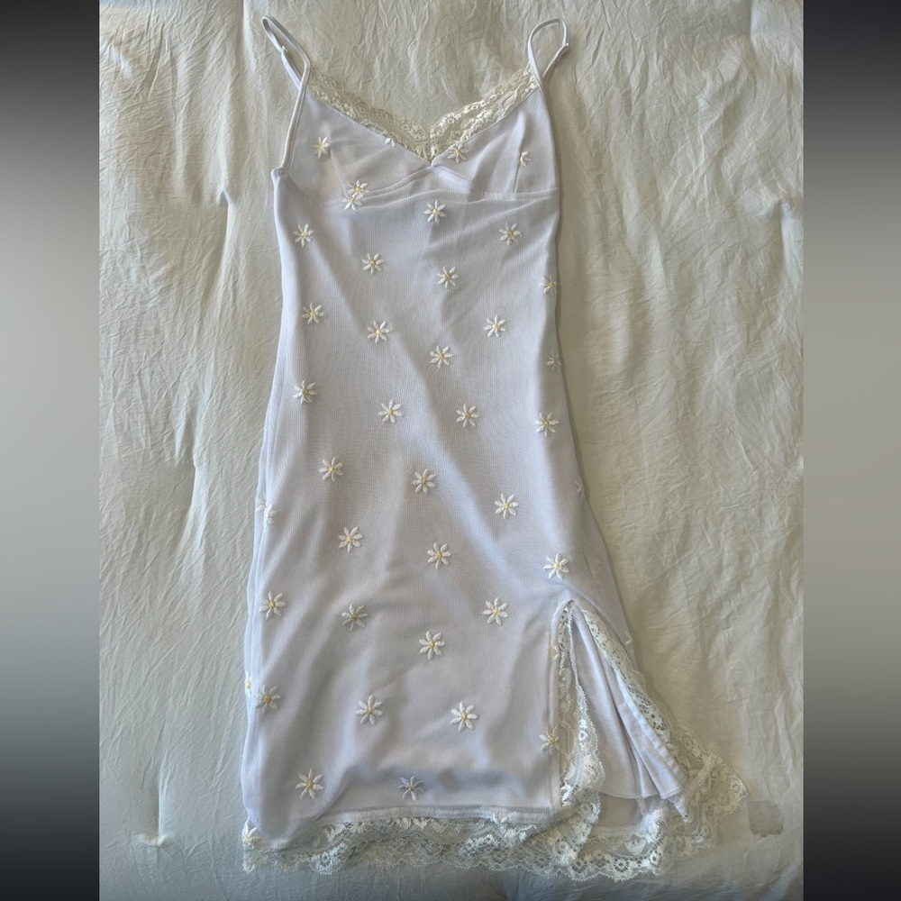 Princess Polly white flower dress